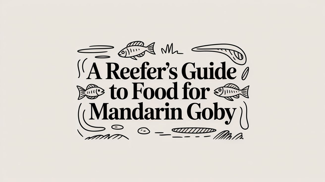 A Reefer's Guide to Food for Mandarin Goby
