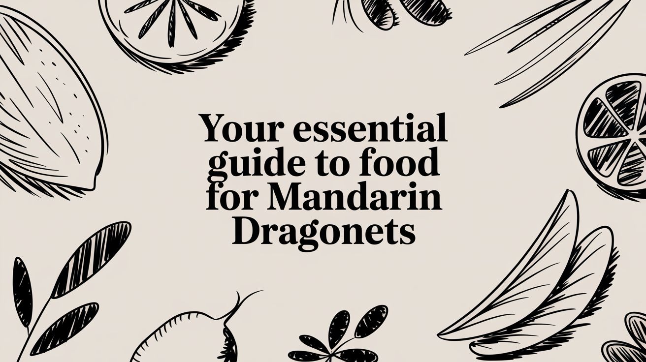 Your Essential Guide to Food for Mandarin Dragonets