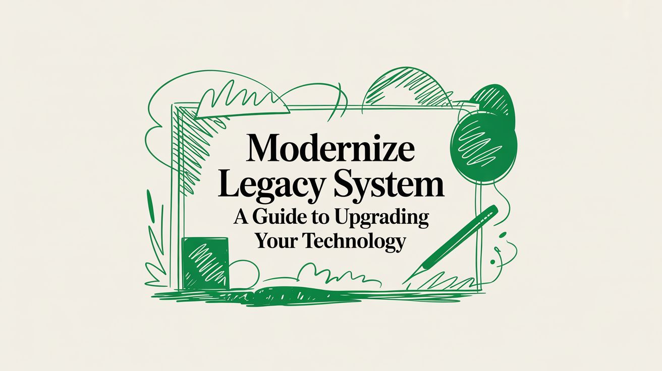 Modernize Legacy System A Guide to Upgrading Your Technology