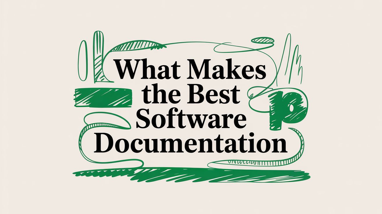 What makes the best software documentation