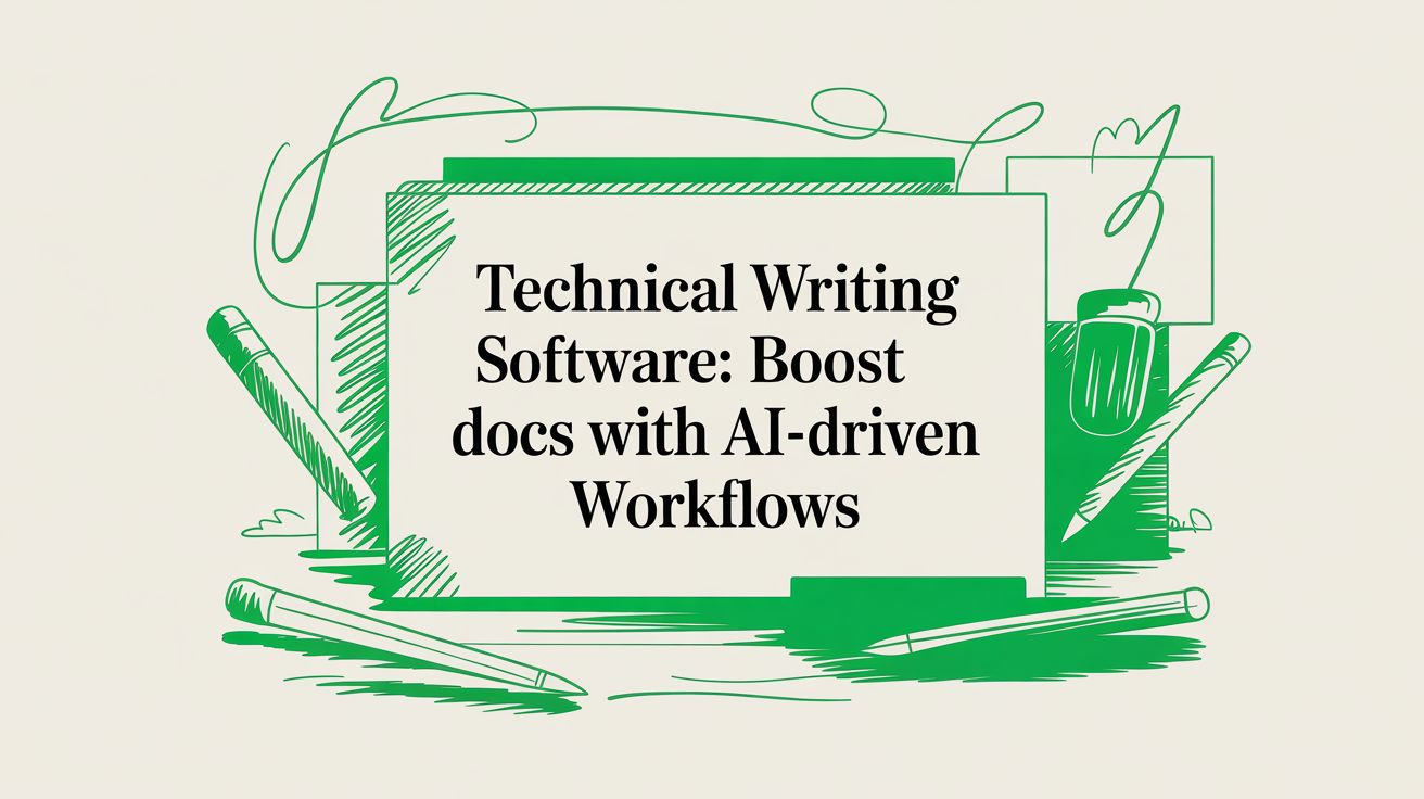 Technical writing software: Boost Docs with AI-Driven Workflows