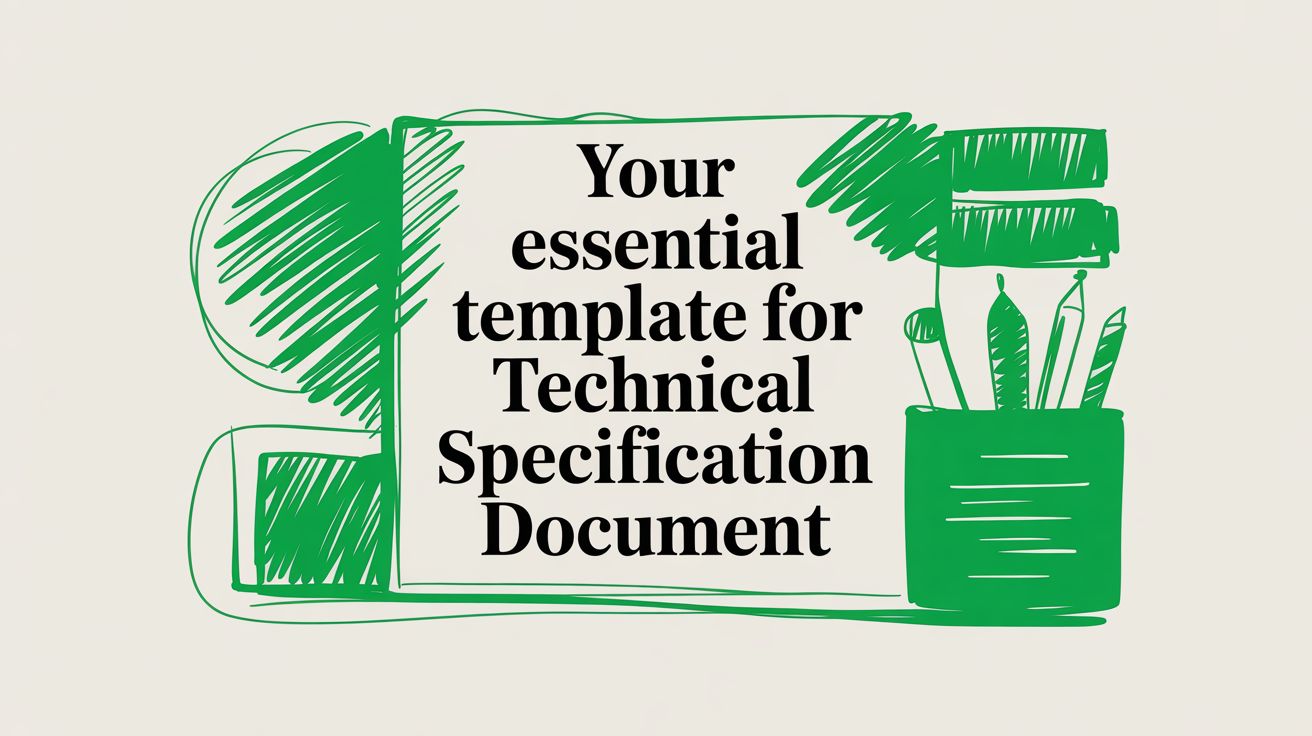 Your Essential Template for Technical Specification Document