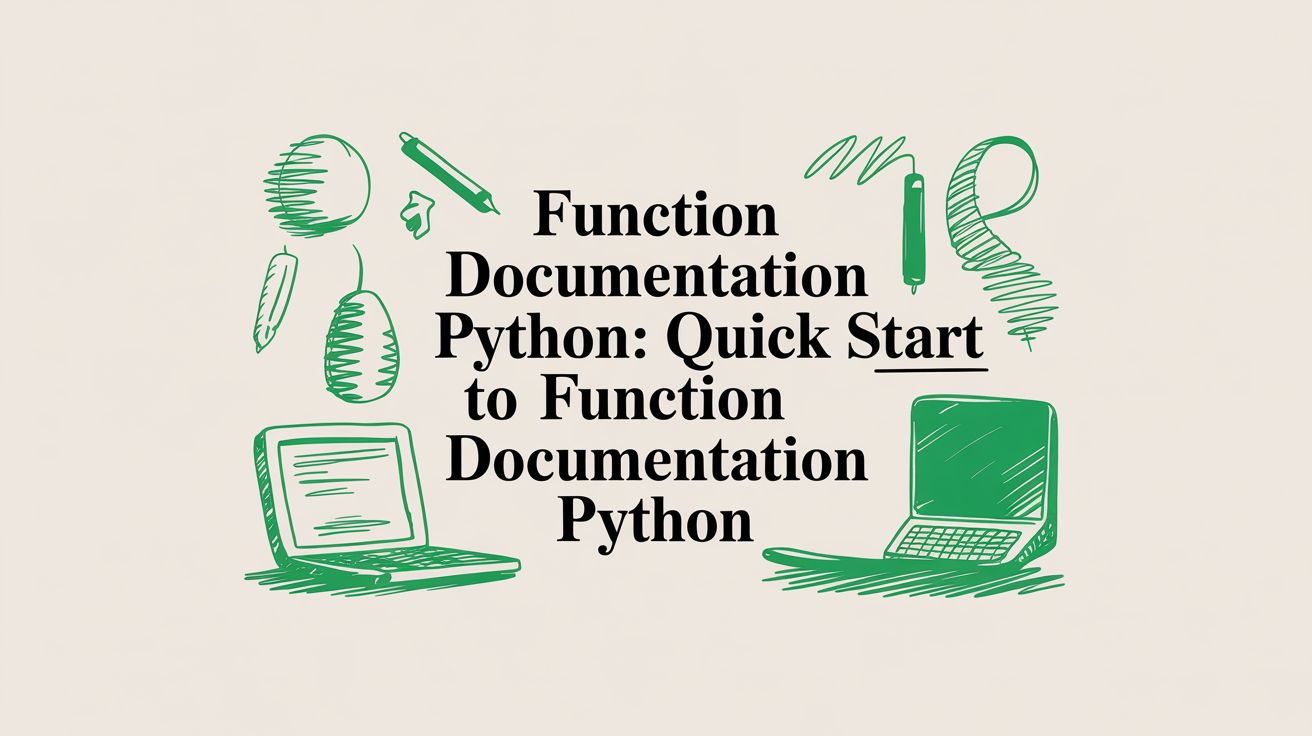 Function Documentation Python: Quick Start to function documentation python