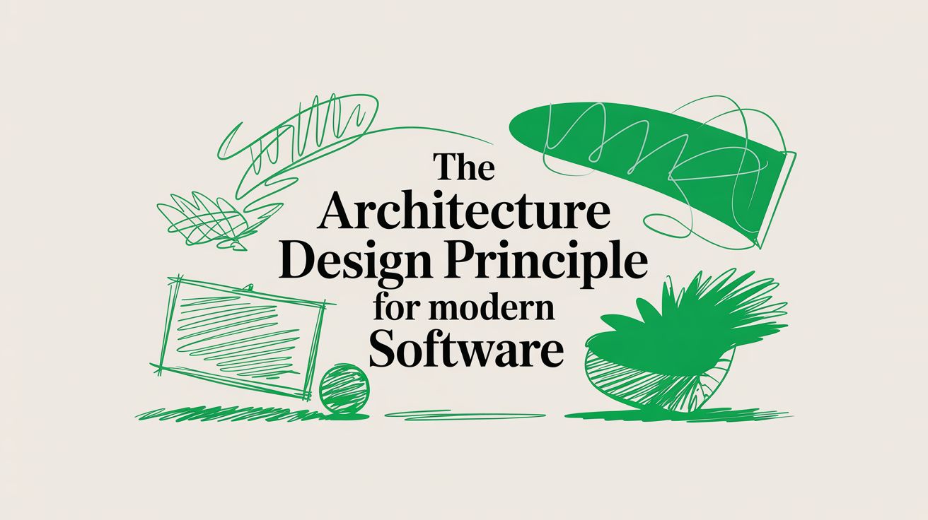 The architecture design principle for modern software