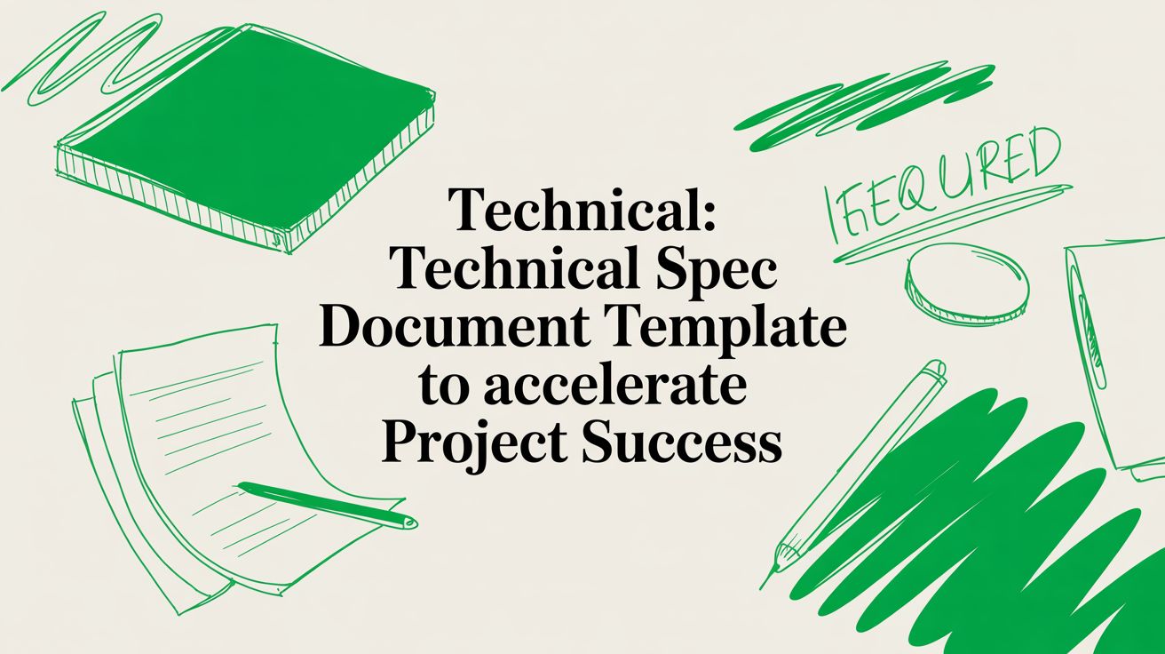 Technical: technical spec document template to accelerate project success