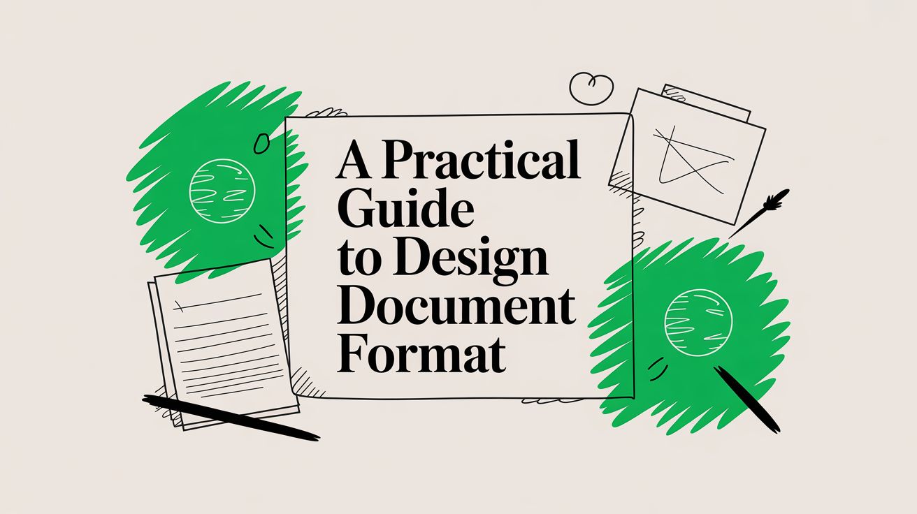 A Practical Guide to Design Document Format