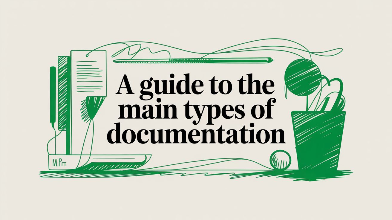 A Guide to the Main Types of Documentation