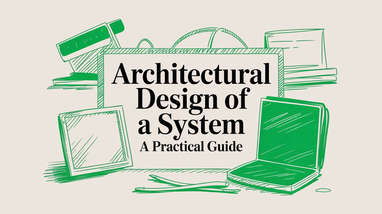 Architectural Design of a System A Practical Guide