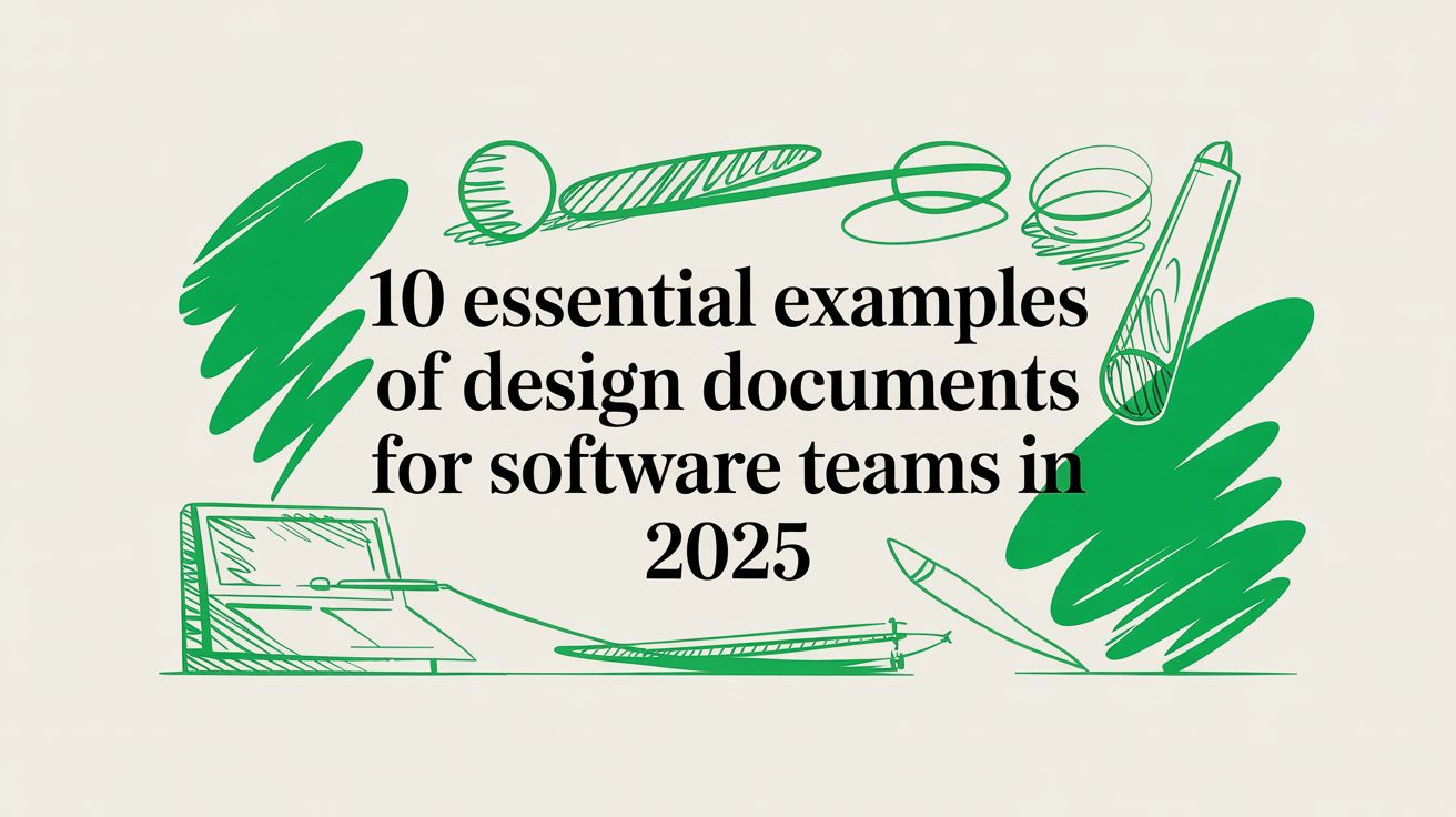 10 Essential Examples of Design Documents for Software Teams in 2025