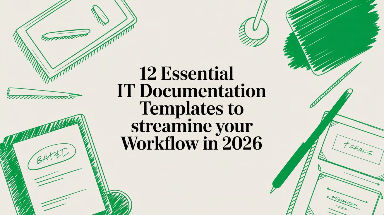 12 Essential IT Documentation Templates to Streamline Your Workflow in 2026