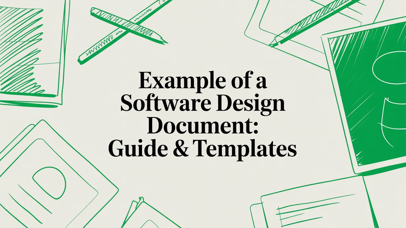 example of a software design document: guide & templates