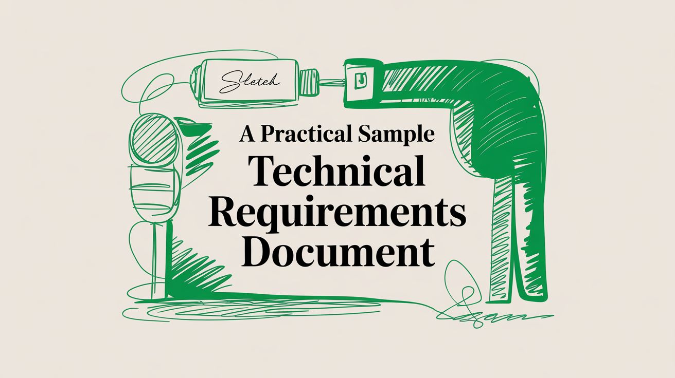 A Practical Sample Technical Requirements Document