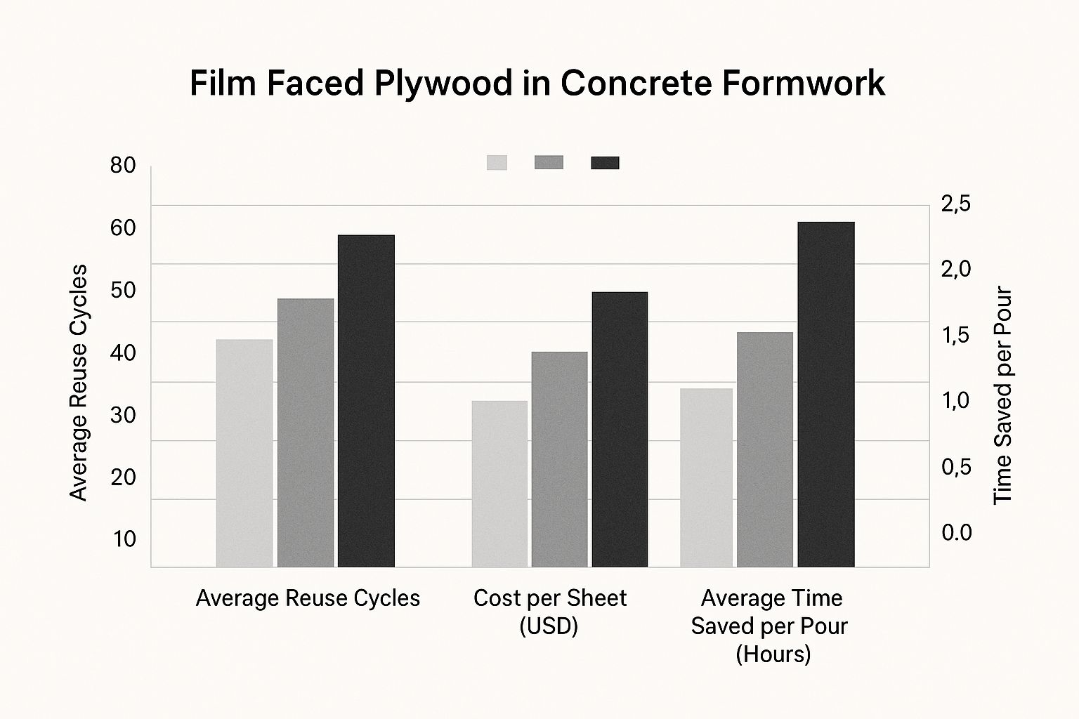 Infographic about film faced plywood