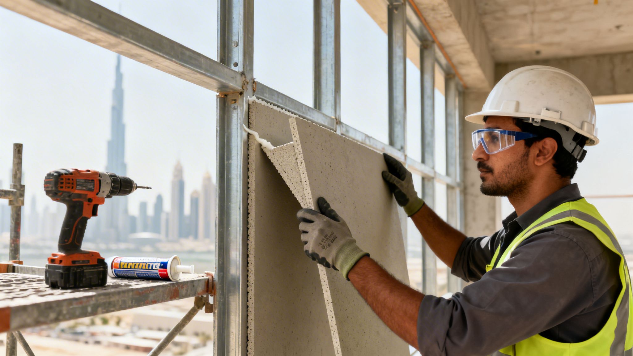 A Contractor's Fiber Cement Board Installation Guide UAE