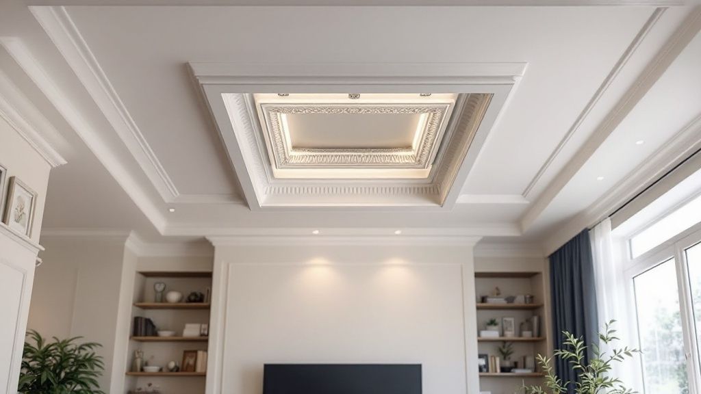 Maintaining a ceiling access panel