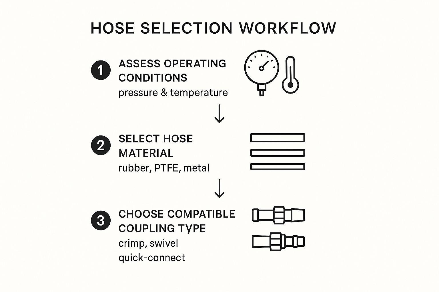 Hybrid Hoses & Couplings: Selecting the Right Hose for Industrial Projects