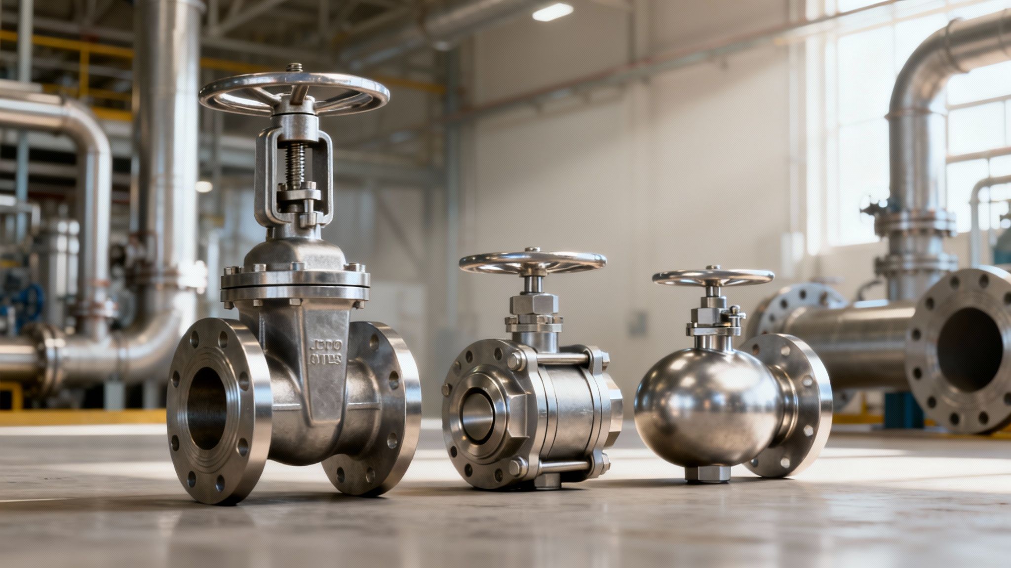 A Complete Guide to Industrial Valves: Gate, Ball, and Globe Valves Explained