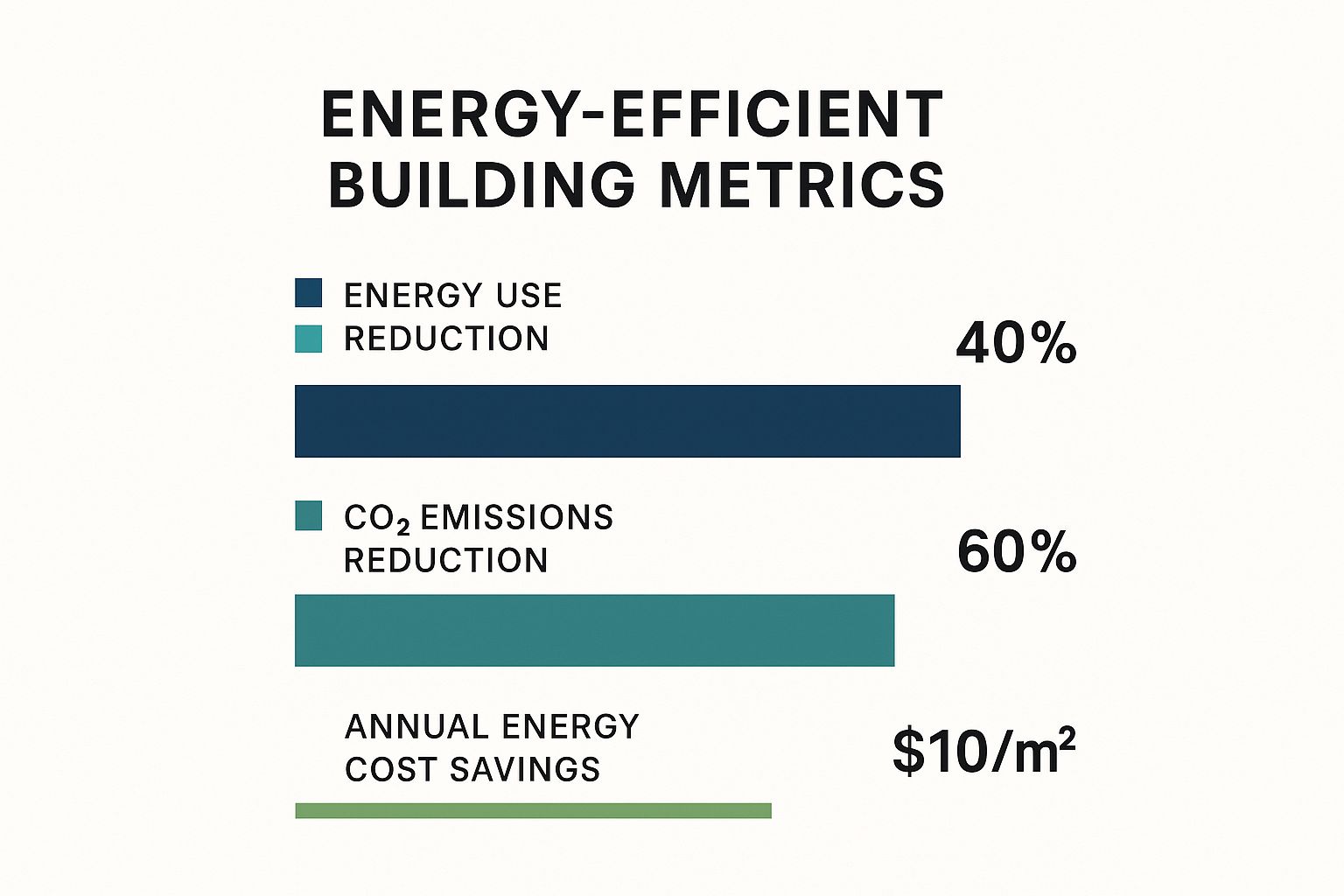 Infographic about eco friendly construction