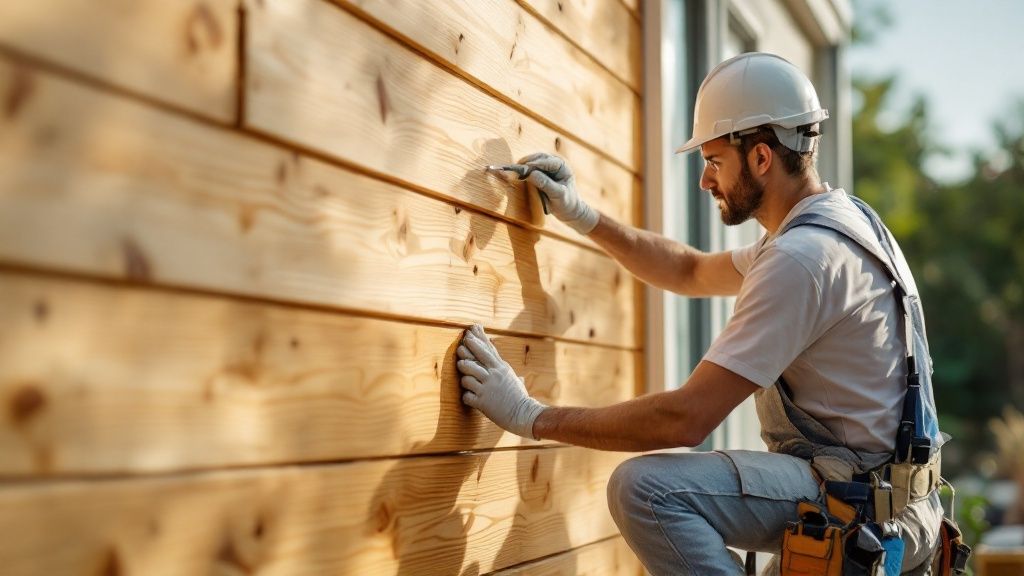 A futuristic building integrated with nature, symbolizing green construction.