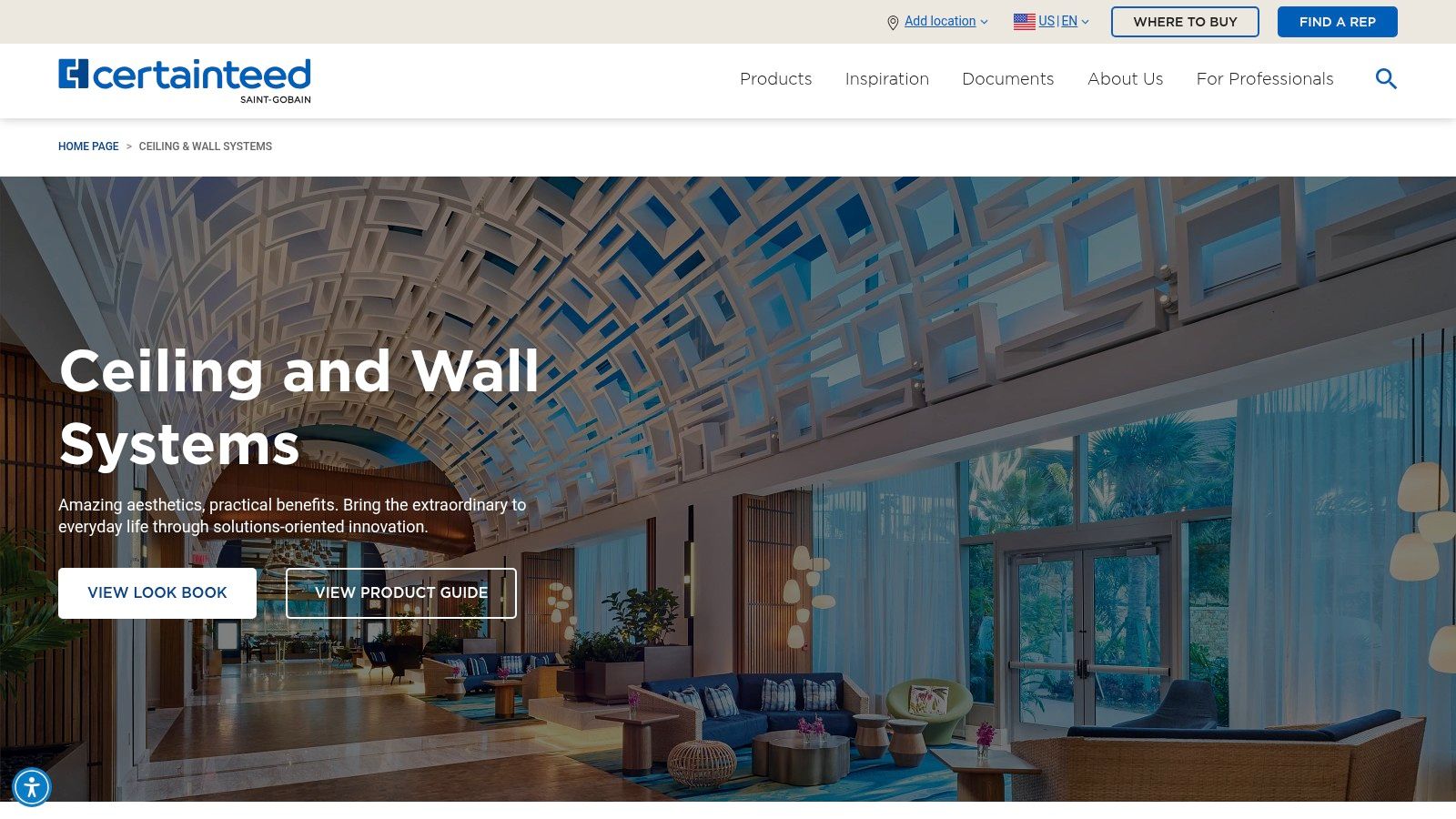CertainTeed Symphony m 2' x 2' Gypsum Ceiling Panels