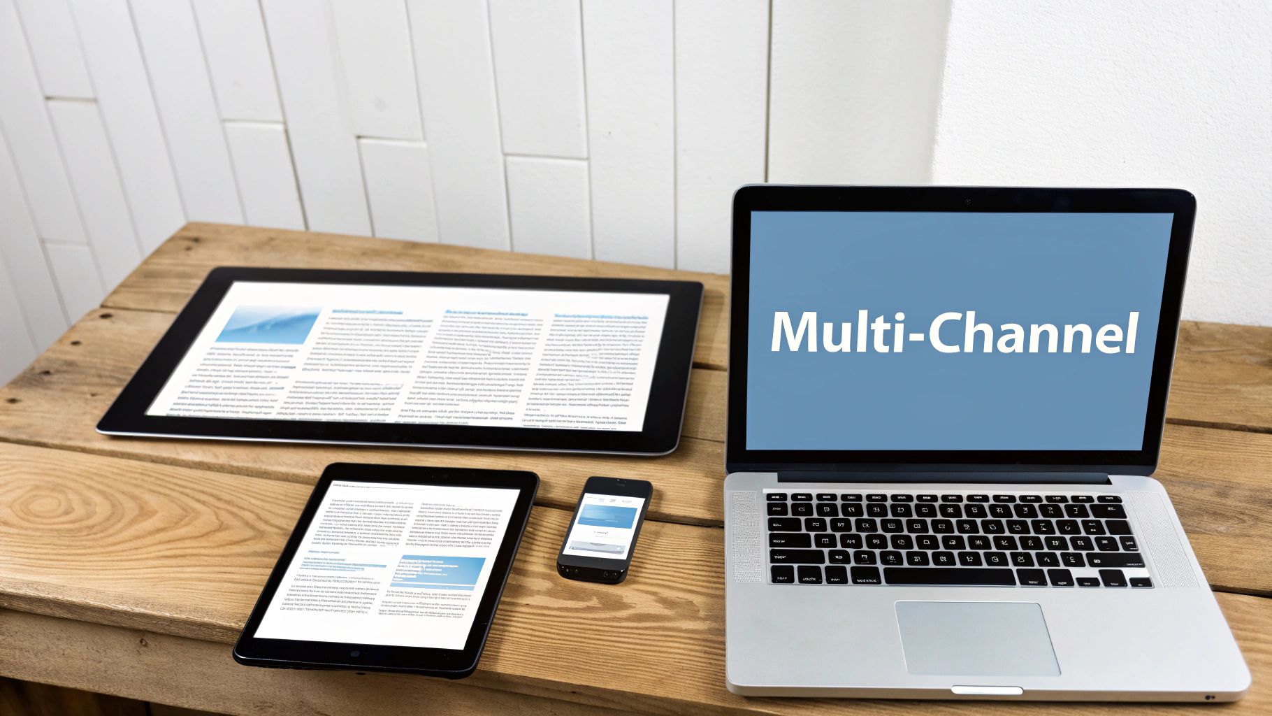 Infographic showing key data about Multi-channel Content Distribution and Syndication