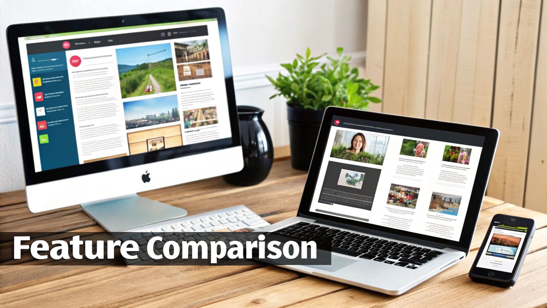 A well-organized library with distinct sections, representing a CMS's ability to separate content from presentation.