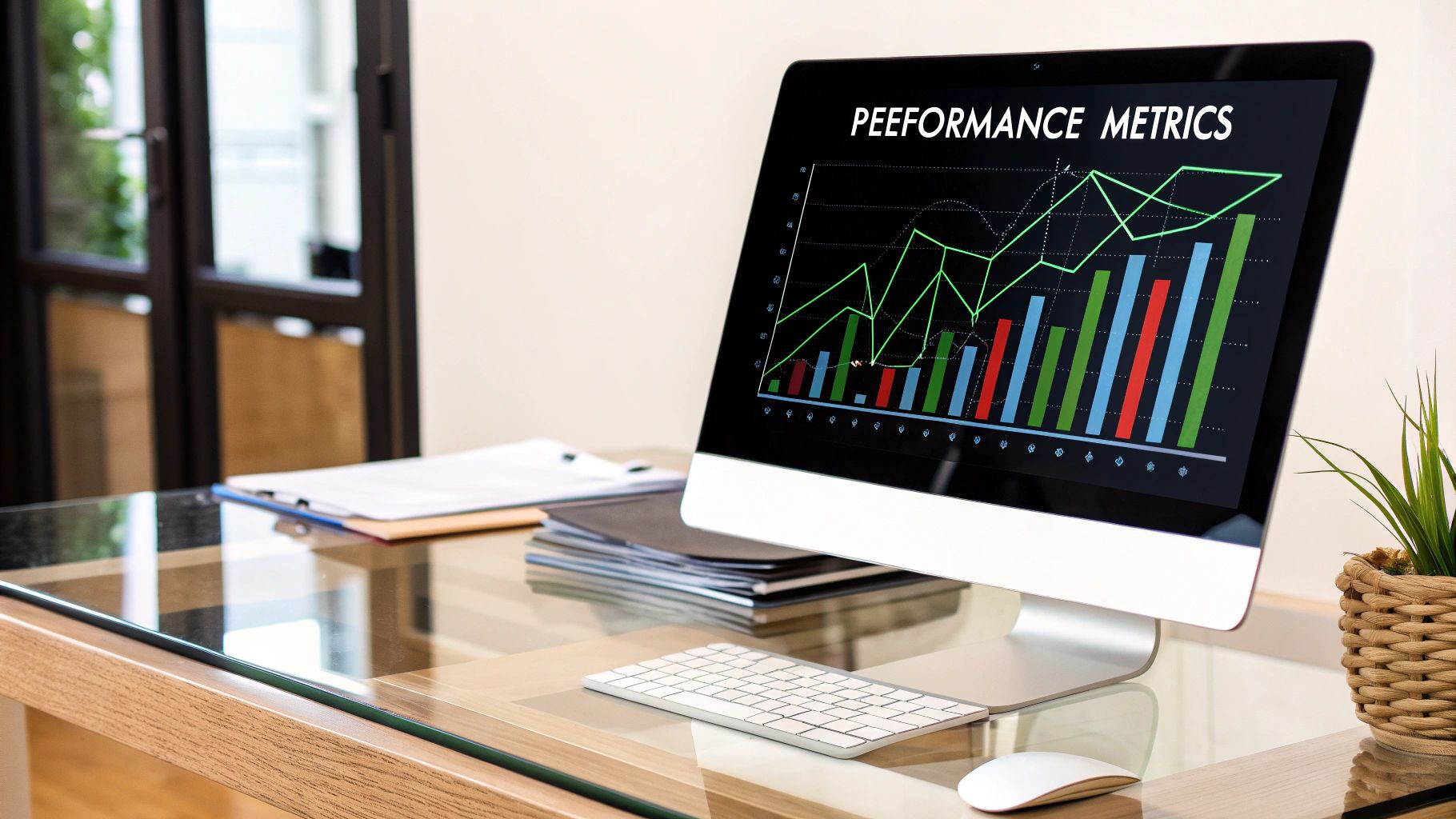 Infographic detailing content performance metrics and optimization strategies
