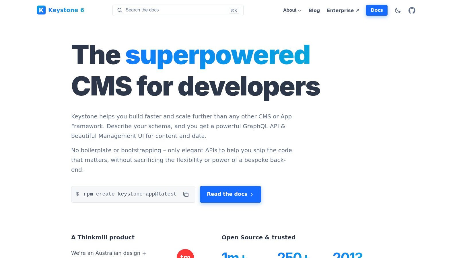 KeystoneJS