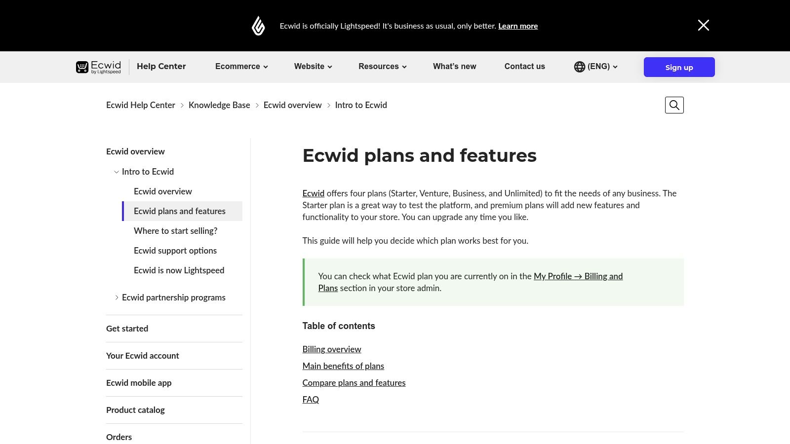 Ecwid by Lightspeed