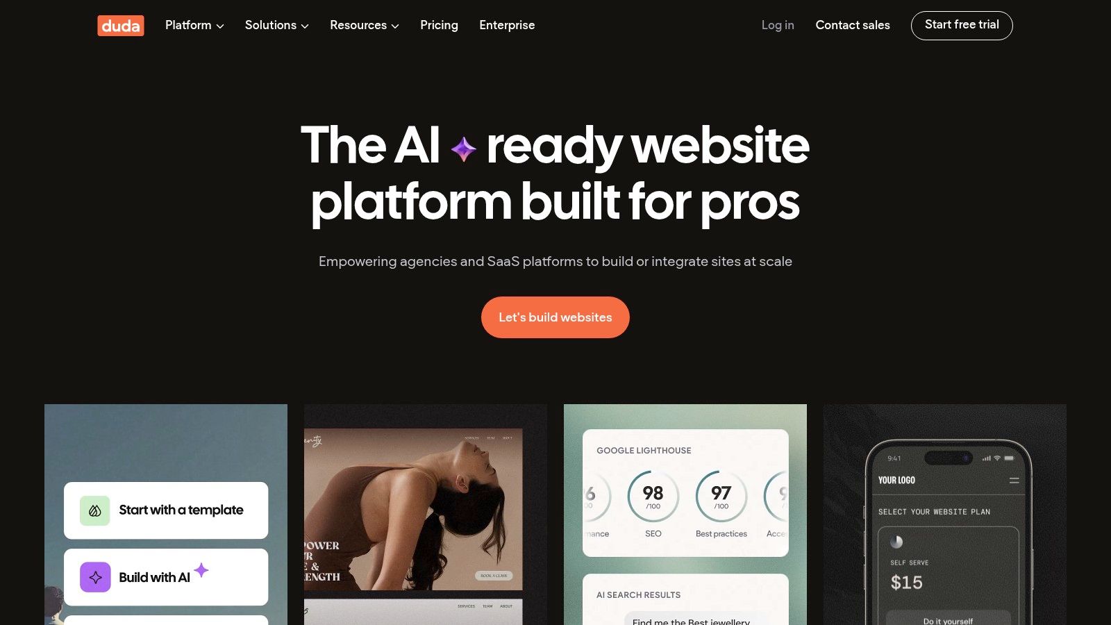 Duda: The Professional's Choice for Client-Focused Builds