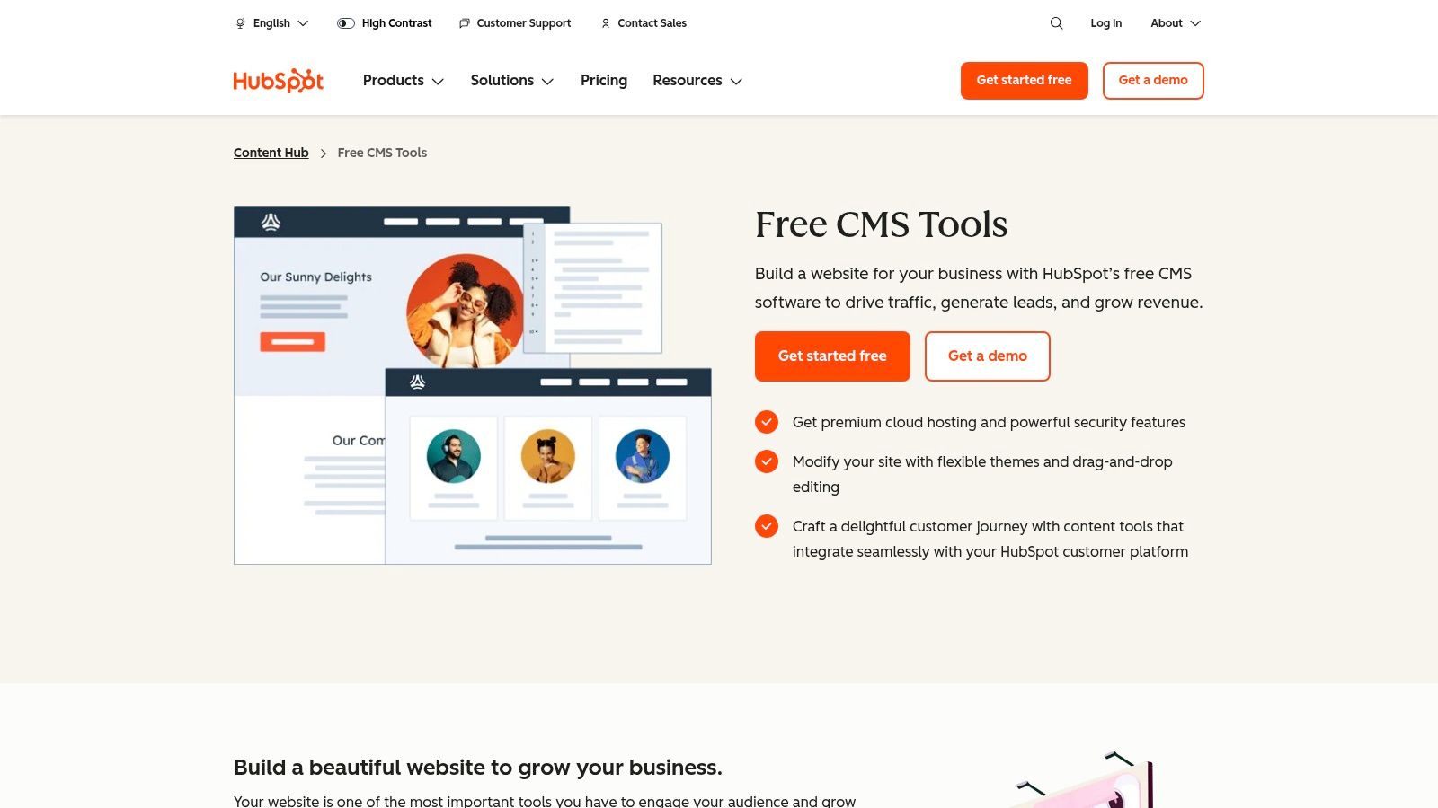 HubSpot Content Hub (formerly HubSpot CMS)