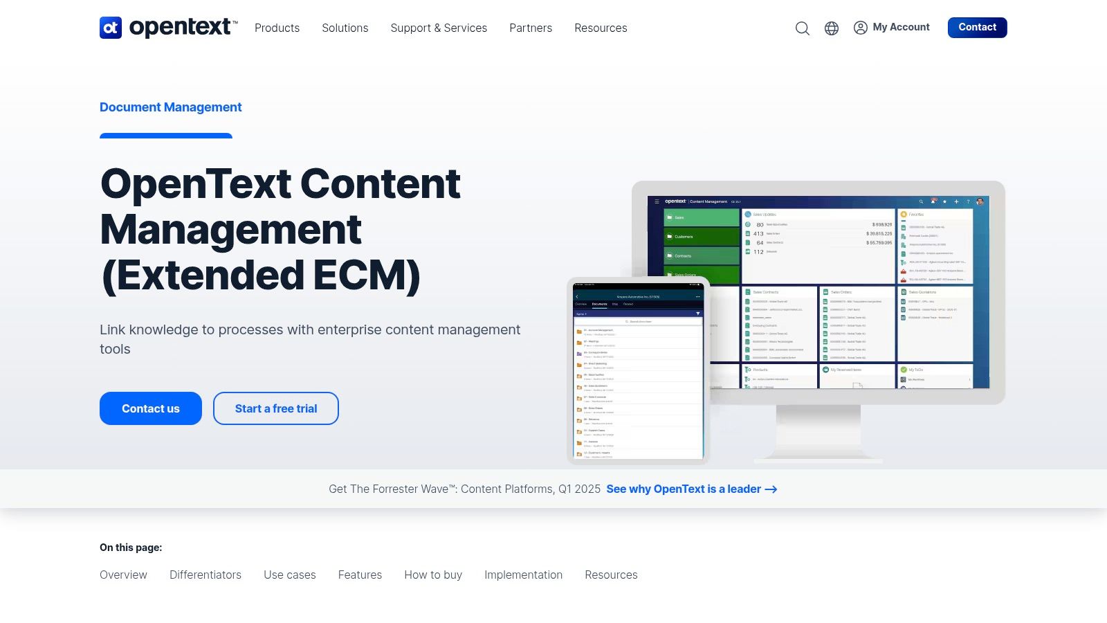 OpenText – Extended ECM