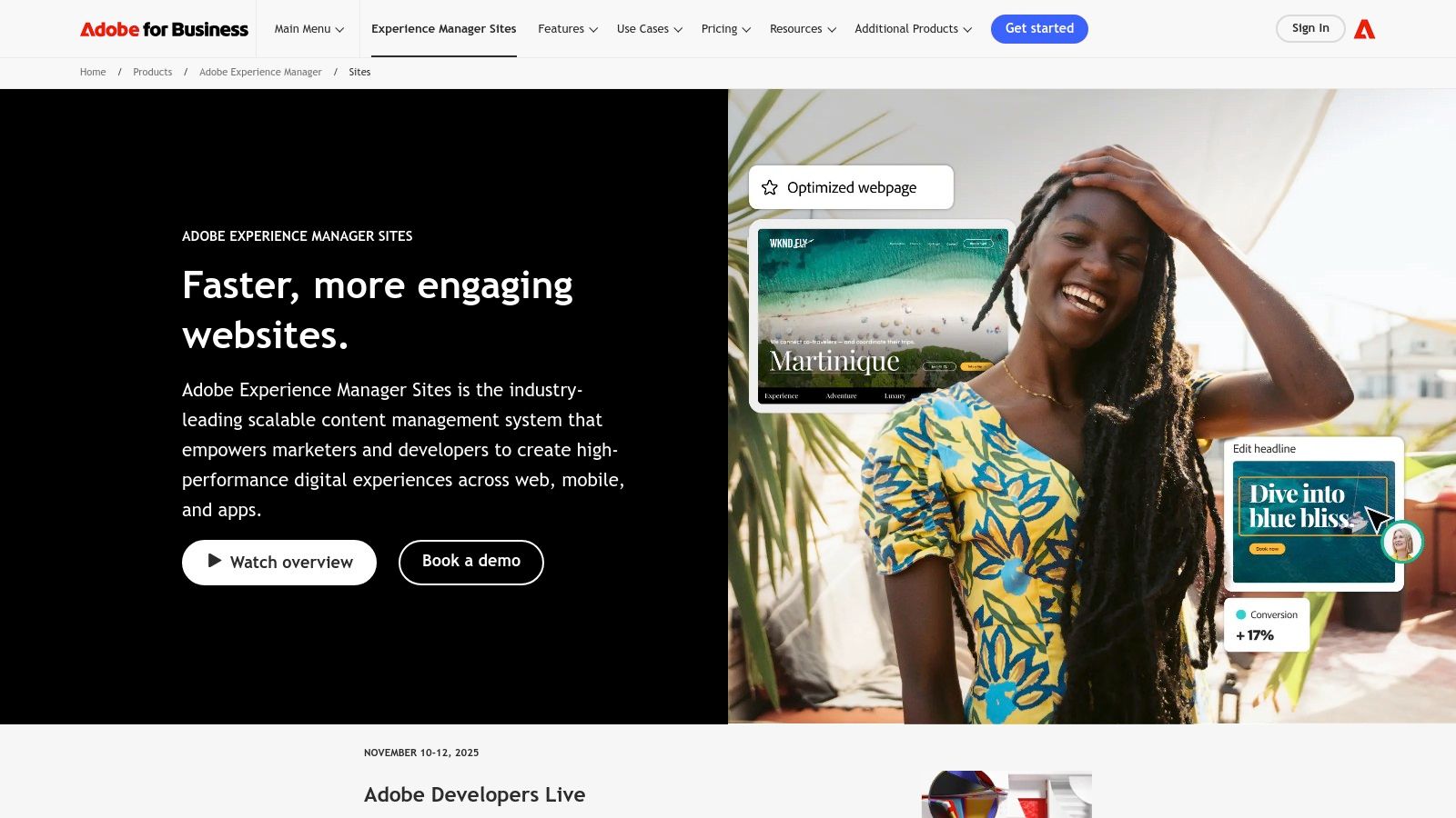 Adobe Experience Manager Sites (AEM)