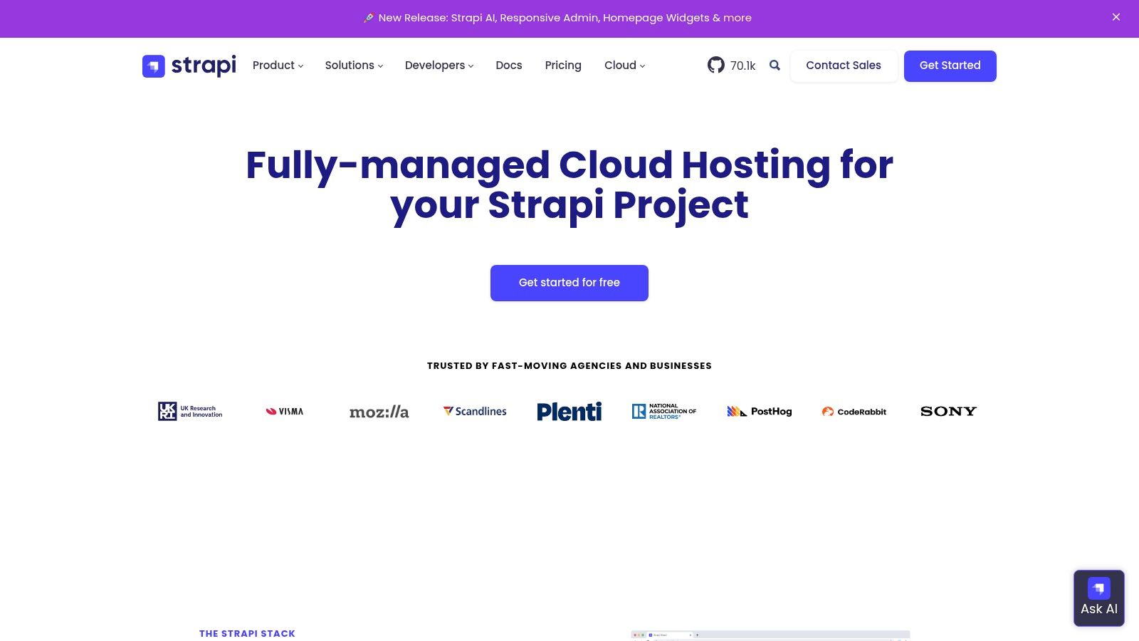 Strapi (Strapi Cloud)