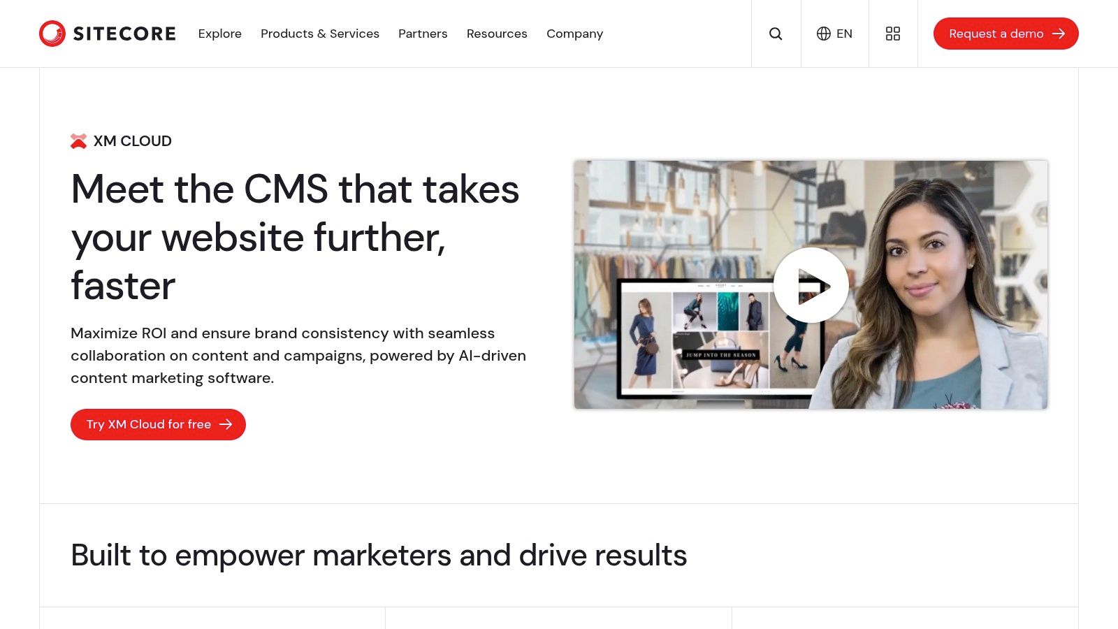 Sitecore XM Cloud