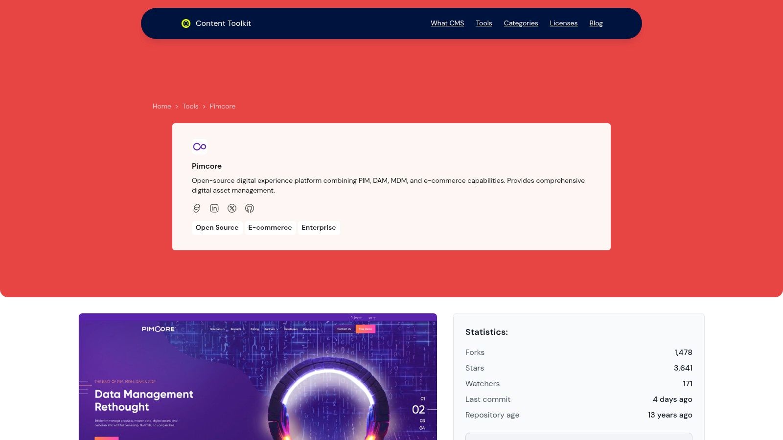 Pimcore — Open Source, E-commerce and Enterprise CMS