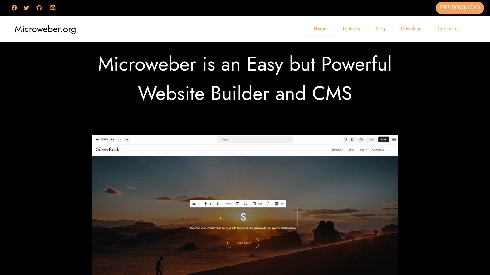 Microweber: The Drag-and-Drop Website Builder