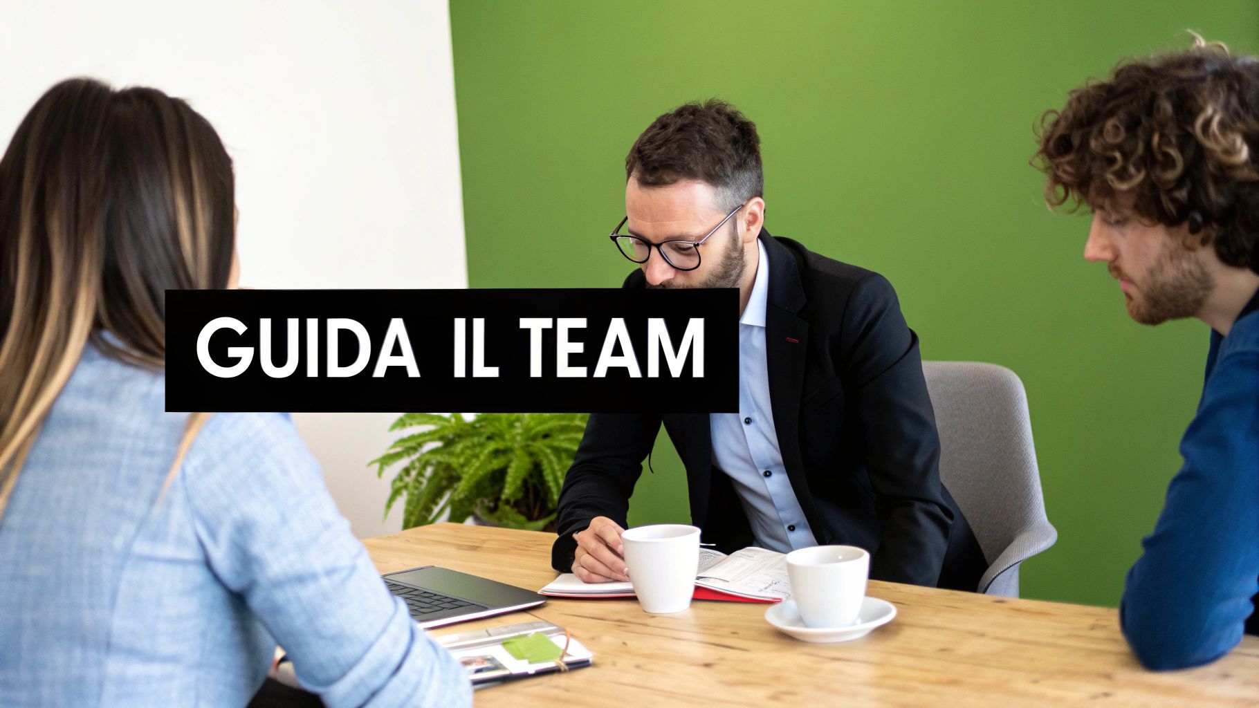 Mostra forte leadership e capacità di motivazione del team