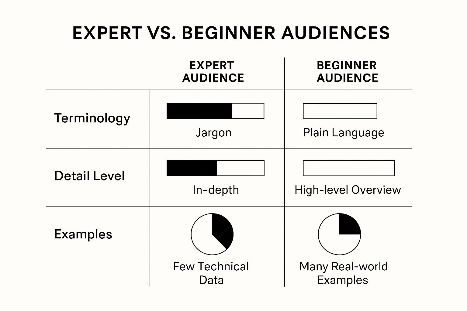 Infographic about how to give a good presentation