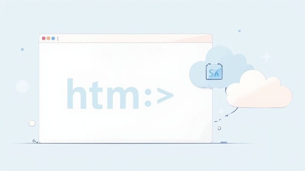 Simple HTML hosting