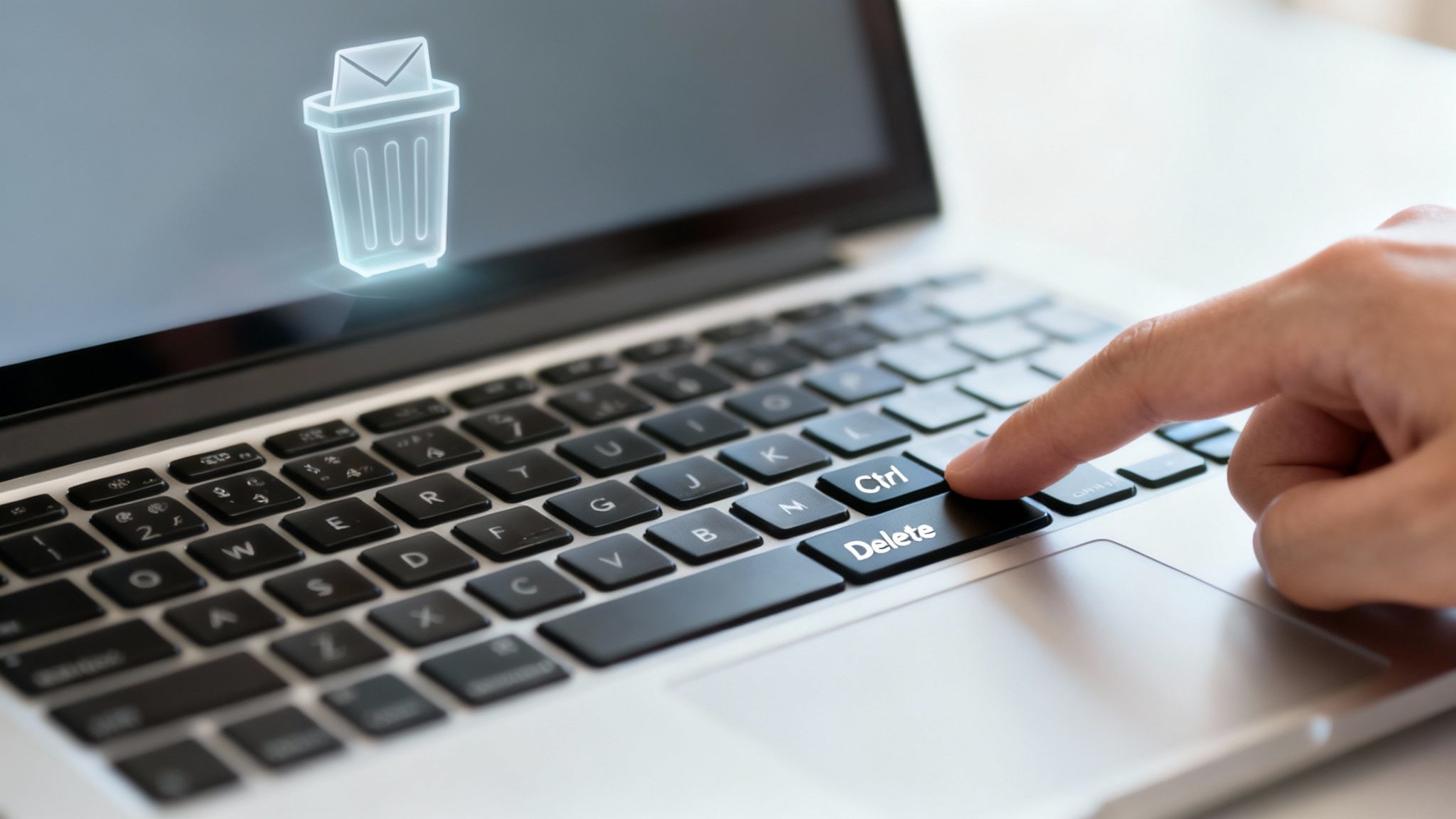 Ctrl + Delete - Delete Email (Skip Confirmation)