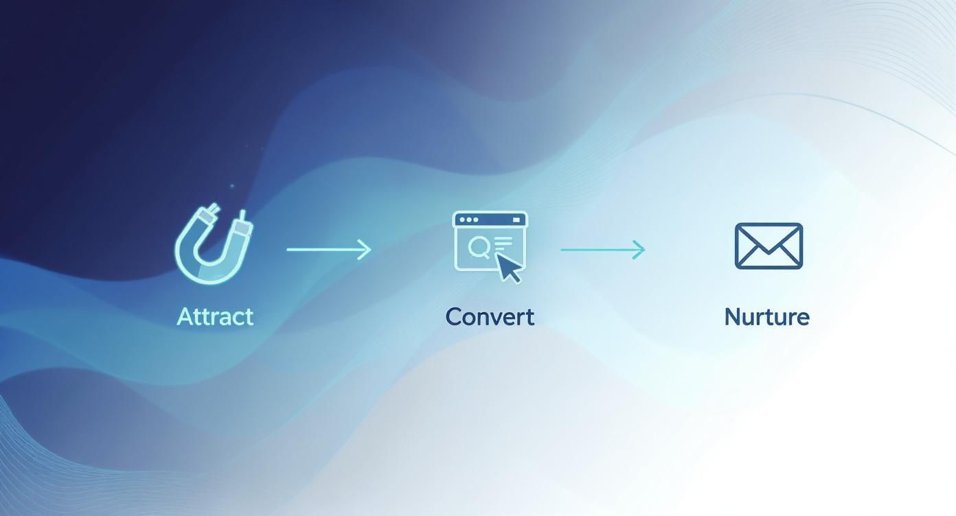 Infographic about what is lead generation in real estate