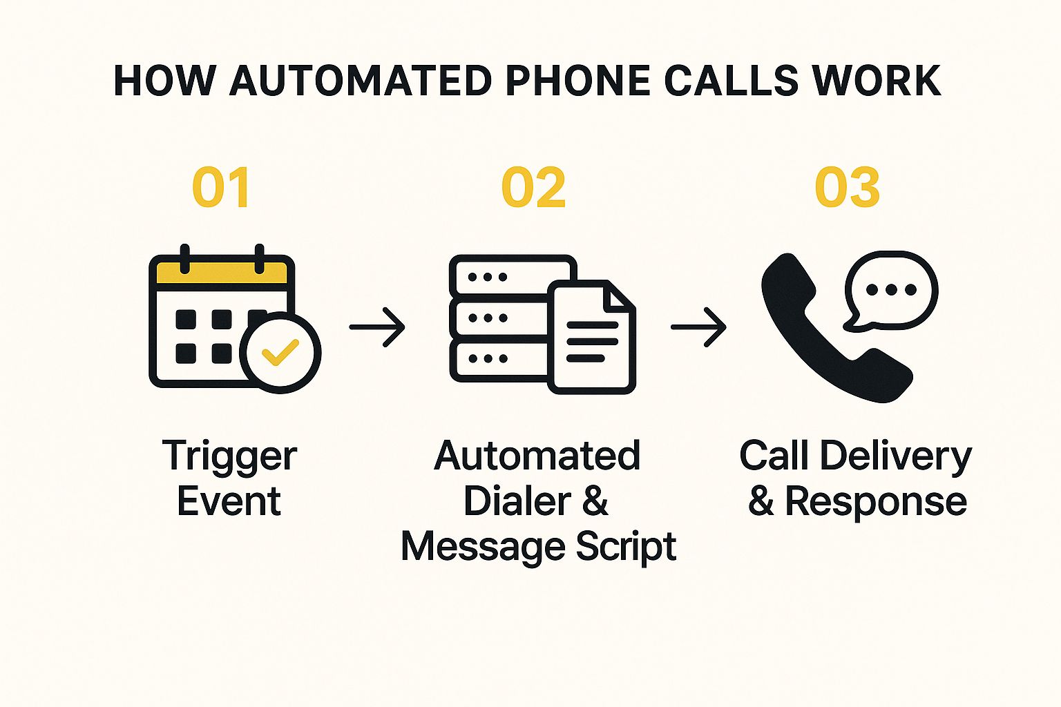 Infographic about automated phone calls