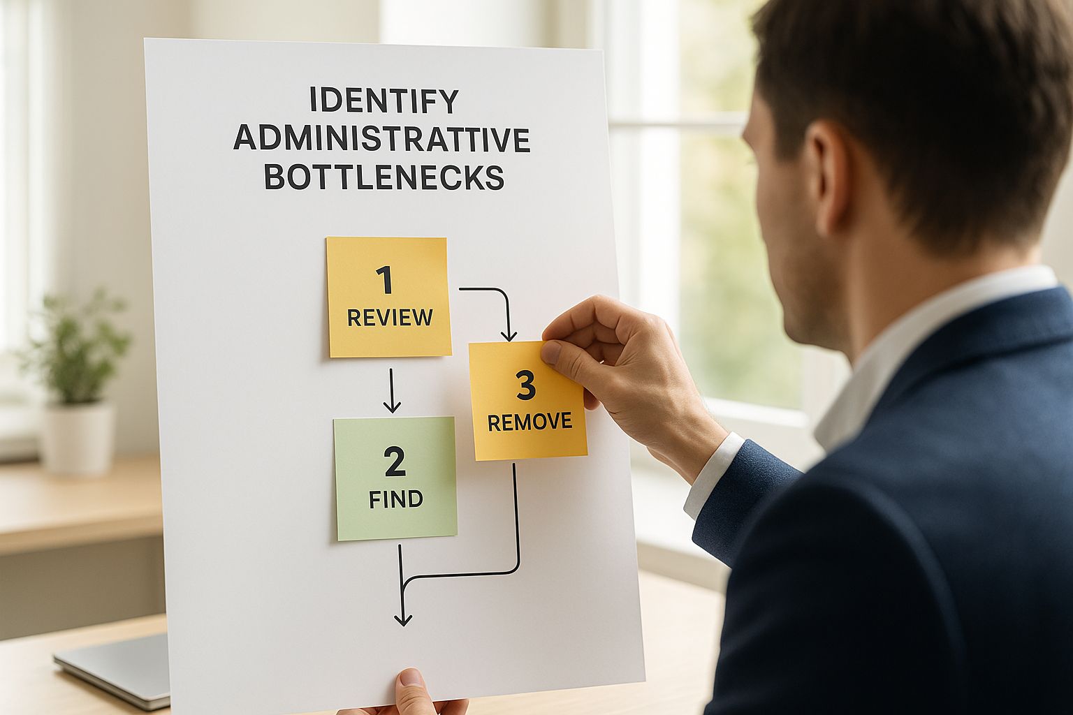 Infographic about streamlining administrative processes