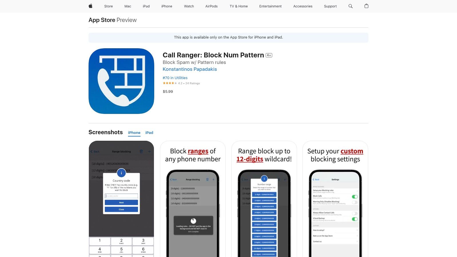 Call Ranger: Spam Call Blocker