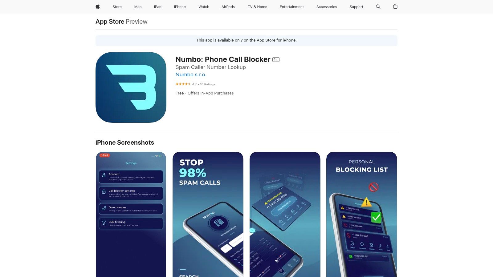 Numbo: Phone Call Blocker