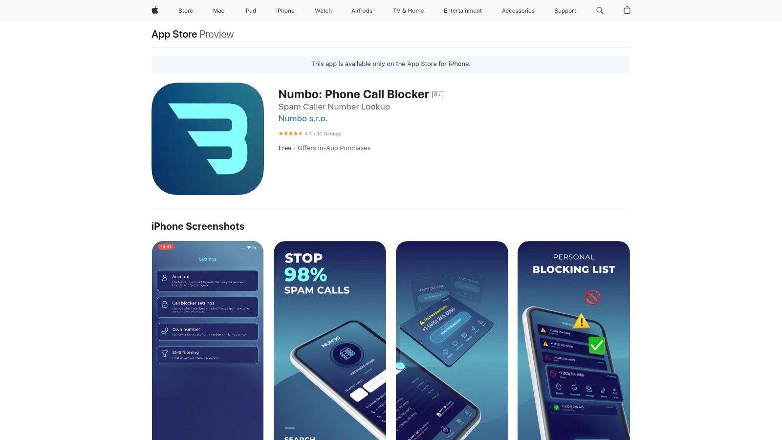 Numbo: Phone Call Blocker