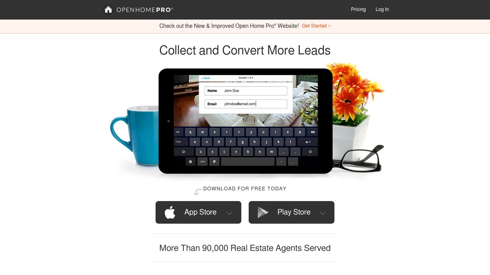 Open Home Pro App Interface