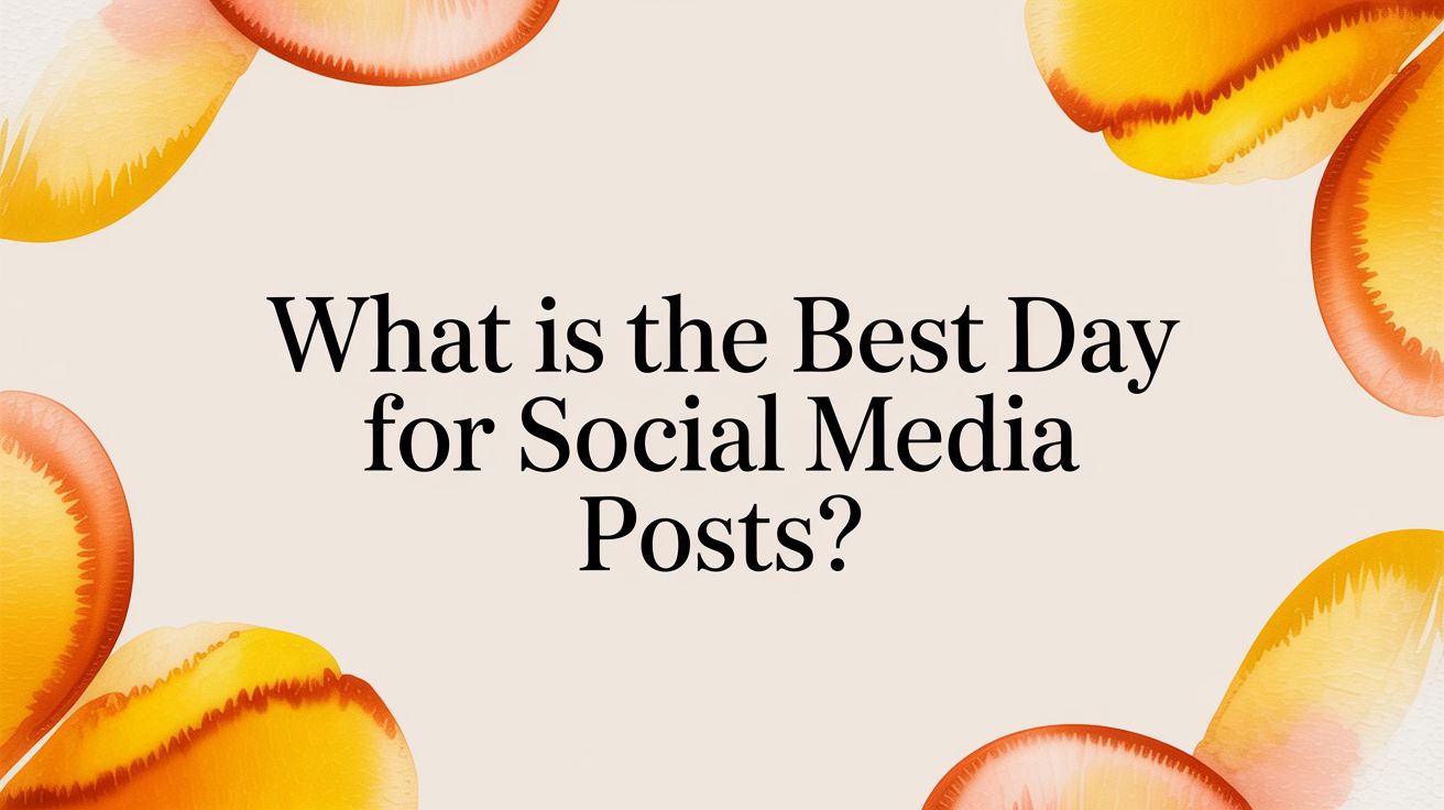 What Is the Best Day for Social Media Posts?