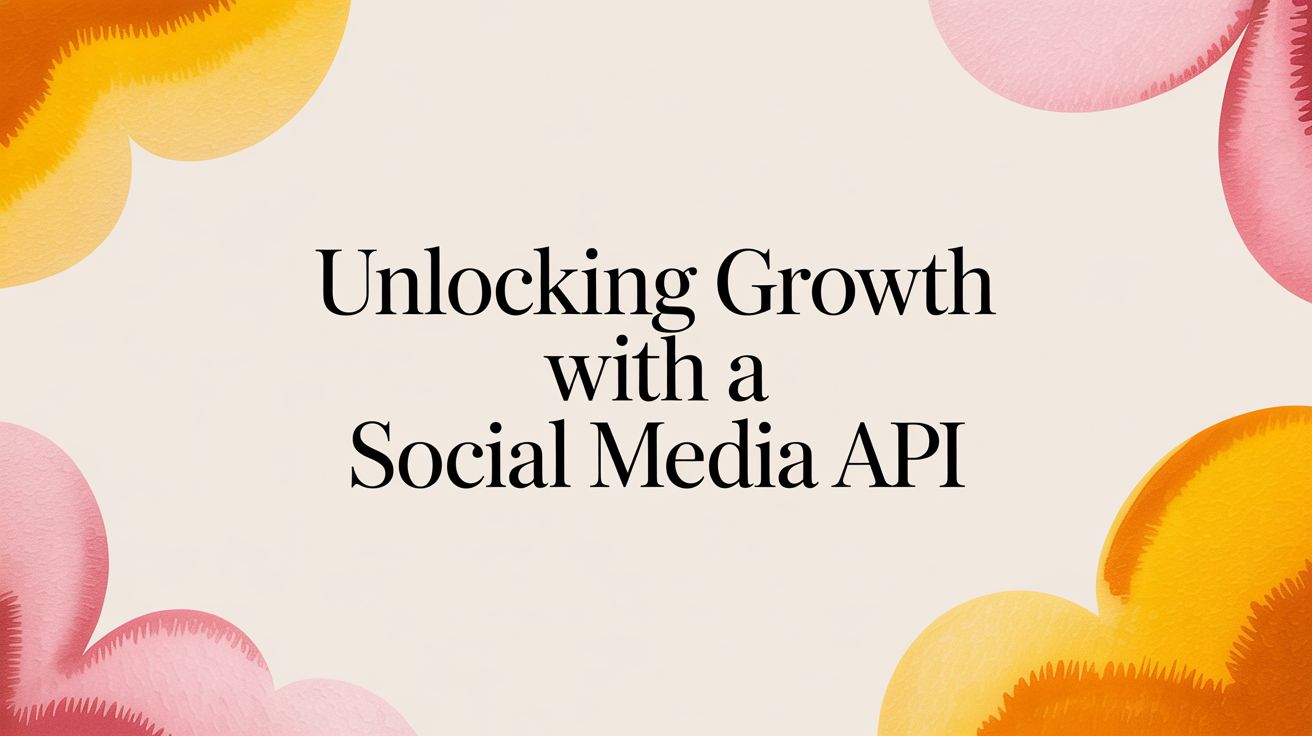 Unlocking Growth with a Social Media API